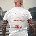 Kinder Ichersuche Mich Zu Benehmen Opa Children's Slogan T-Shirt mit Rückendruck Geschenke für alte Männer