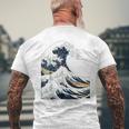 La Gran Ola De Arte Japonés De Kanagawa Hokusai Camiseta Hombre Estampado Espalda Regalos para ancianos