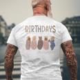Labor And Delivery Birthdays Are Our Specialty L & D Nurse Men's T-shirt Back Print Gifts for Old Men
