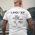 Layover For K-Pop Lover Army Bangtan Saranghae V Men's T-shirt Back Print Gifts for Old Men