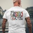 Leopard Lettering Gastro Crew Vintage Gastroenterology Nurse Men's T-shirt Back Print Gifts for Old Men