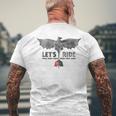 Let's Ride T-Shirt mit Rückendruck Geschenke für alte Männer