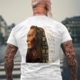 Listen To The Wind It Talks Listen To The Silence It Speaks Men's T-shirt Back Print Gifts for Old Men