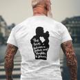 The Love Between A Father And Daughter Is Forever Dad And Kid Silhouette Mens Back Print T-shirt Gifts for Old Men
