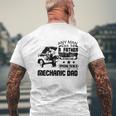 Any Man Can Be A Father But It Take Someone Special To Be A Mechanic Dad Mens Back Print T-shirt Gifts for Old Men