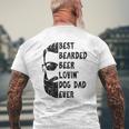 Mens Best Bearded Beer Lovin' Dog Dad Ever For Man Mens Back Print T-shirt Gifts for Old Men
