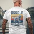 Mens Vintage Doodle Dad Aussie Doodle & Goldendoodle Mens Back Print T-shirt Gifts for Old Men