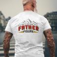 Mens It's Not A Dad Bod It's A Father Figure Father's Day Mens Back Print T-shirt Gifts for Old Men