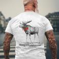 Merry Christmoose Christmas MooseMen's T-shirt Back Print Gifts for Old Men