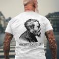 Michelangelo Italian Sculptor Painter Architect Men's T-shirt Back Print Gifts for Old Men