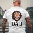 Monkey Dad Animal Jungle Humorous Men's T-shirt Back Print Gifts for Old Men