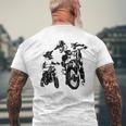 Motocross Motorcycle Wie Derater So Der Son T-Shirt mit Rückendruck Geschenke für alte Männer