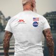 Nasa Jpl Logo T-Shirt mit Rückendruck Geschenke für alte Männer