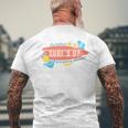 National School Breakfast Week Surfs Up Men's T-shirt Back Print Gifts for Old Men