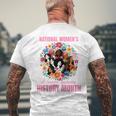 National Women's Day 2024 Inspire Inclusion History Month Men's T-shirt Back Print Gifts for Old Men