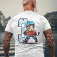 Niños Cumpleaños De Hockey Sobre Hielo Niño De 3 Años Tercer Cumpleaños Camiseta Hombre Estampado Espalda Regalos para ancianos