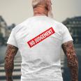 No Judgement Gay Lgbt Pride Men's T-shirt Back Print Gifts for Old Men