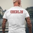 Oberlin College 02 Men's T-shirt Back Print Gifts for Old Men