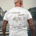 Offroad Papa Wie Ein Normaler Papa Aber Cooler 4X4atertag Kapuzenjacke T-Shirt mit Rückendruck Geschenke für alte Männer