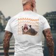Opossum Screaming Possum Trash Cat Meme Women Men's T-shirt Back Print Gifts for Old Men