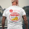 Original Flavor Classic Bag Of Potato Chips Costume Men's T-shirt Back Print Gifts for Old Men