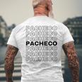 Pacheco Proud Family Retro Reunion Last Name Surname Men's T-shirt Back Print Gifts for Old Men