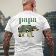 Papa Bär Camo Camo Papa Bär Passender Familienbär Raglan T-Shirt mit Rückendruck Geschenke für alte Männer