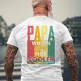 Papa Kühler Retro Opa Herrenatertag Geschenk-Idee T-Shirt mit Rückendruck Geschenke für alte Männer