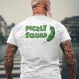 Pickle Squad Dill Cucumber Pickle Squad Men's T-shirt Back Print Gifts for Old Men