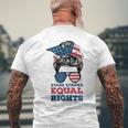Pro Choice Feminist 4Th Of July Stars Stripes Equal Rights Mens Back Print T-shirt Gifts for Old Men