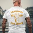Professional Gate Opener Fun Farm And Ranch Men's T-shirt Back Print Gifts for Old Men