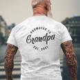 Promoted To Grandpa 2021 Mens Back Print T-shirt Gifts for Old Men