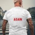 Promoted To Grandpa 2025 Again New Baby Est 2025 Men's T-shirt Back Print Gifts for Old Men