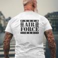 Proud Air Force Dad Mens Back Print T-shirt Gifts for Old Men