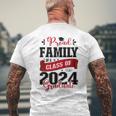 Proud Family Of A Class Of 2024 Graduate For Graduation Men's T-shirt Back Print Gifts for Old Men