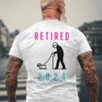 Pug Owner Retirement Men's T-shirt Back Print Gifts for Old Men