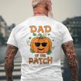 Pumpkin Dad Of The Patch Family Halloween Tee Mens Back Print T-shirt Gifts for Old Men