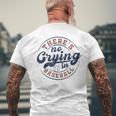 There Is No Crying In Baseball Game Day Baseball Men's T-shirt Back Print Gifts for Old Men