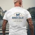 Retro Vintage Border Collie T-Shirt mit Rückendruck Geschenke für alte Männer