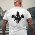 Rorschach Ink Blot TestPsychology Men's T-shirt Back Print Gifts for Old Men