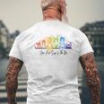 You Are Safe With Me Cats Pride Parade Lgbt Equal Rights Men's T-shirt Back Print Gifts for Old Men