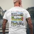 Salzburg Austria Mozart Classical Music Sound Sights Gallery Men's T-shirt Back Print Gifts for Old Men