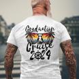 Senior Graduation Trip Cruise 2024 Retro Ship Party Cruise Men's T-shirt Back Print Gifts for Old Men