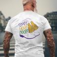 Shake Your Bootie Mardi Gras Bead Boot Carnival Celebration Men's T-shirt Back Print Gifts for Old Men