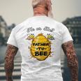 He Or She Father To Bee Gender Baby Reveal Announcement Mens Back Print T-shirt Gifts for Old Men