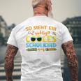 So Sieht Ein Richtig Cooles Schulkind Kurzärmliges Herren-T-Kurzärmliges Herren-T-Shirt, Spaßiges Design Geschenke für alte Männer