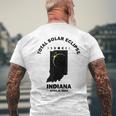 Solar Eclipse 2024 Indiana Solar Eclipse Men's T-shirt Back Print Gifts for Old Men