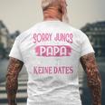 Sorry Jungs Papa Sagt Keine Dates Geschenkater Für Tochter Raglan T-Shirt mit Rückendruck Geschenke für alte Männer