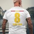 Spain Sauf Jersey Juan Son Saufnamen T-Shirt mit Rückendruck Geschenke für alte Männer