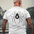 Spider No4 Für Echte Japanische Manga Fans Best Shonen Anime T-Shirt mit Rückendruck Geschenke für alte Männer